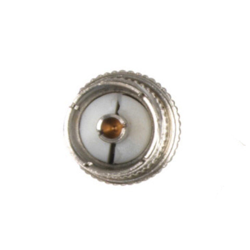 image 1 of SupaLec Coaxial Female Plug (Pack Of 2) | Silver | Silver | 1