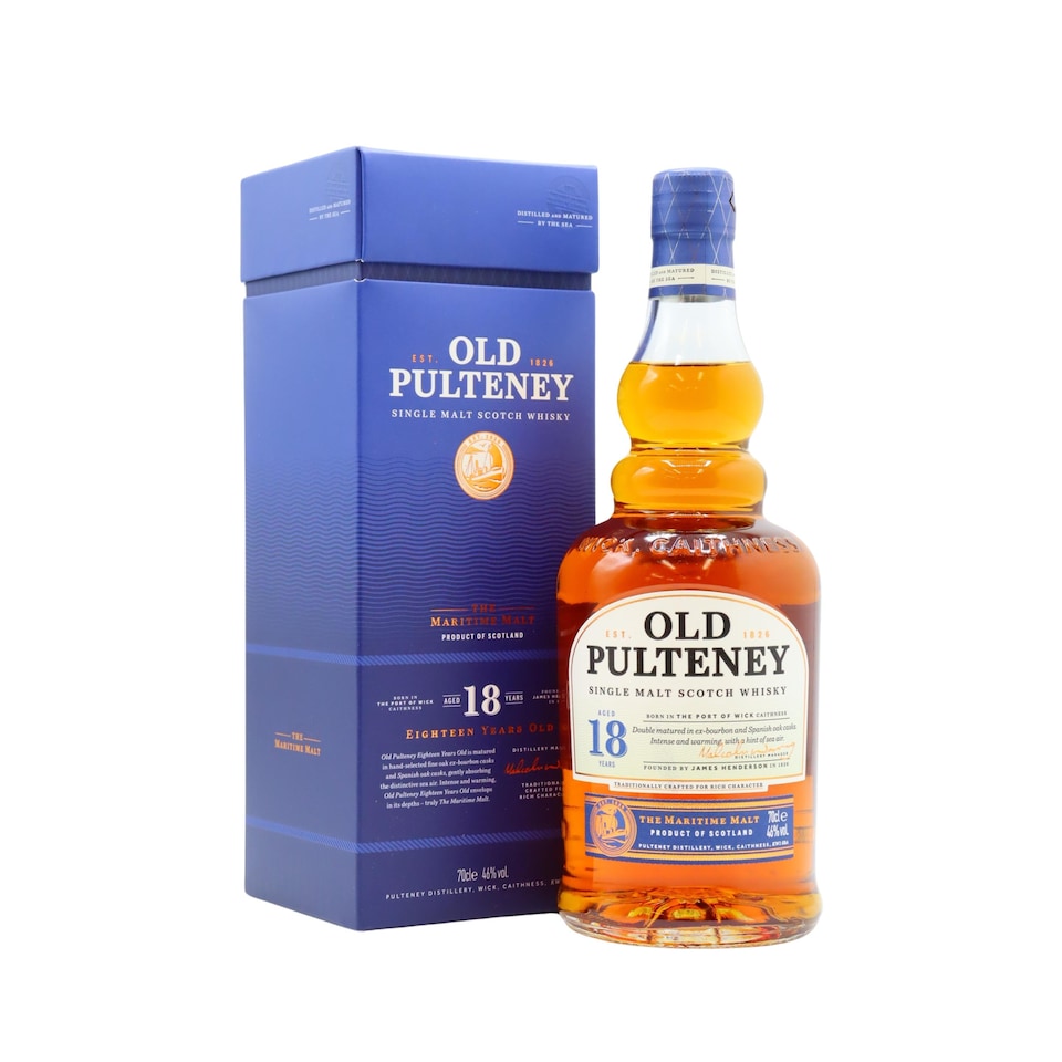 image 1 of Old Pulteney - Single Malt Scotch 18 year old Whisky