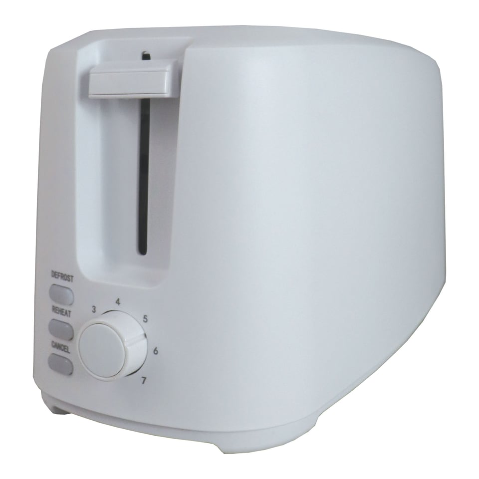 image 1 of Igenix IGT0420W, 4 Slice Long Slot Toaster, Matte White