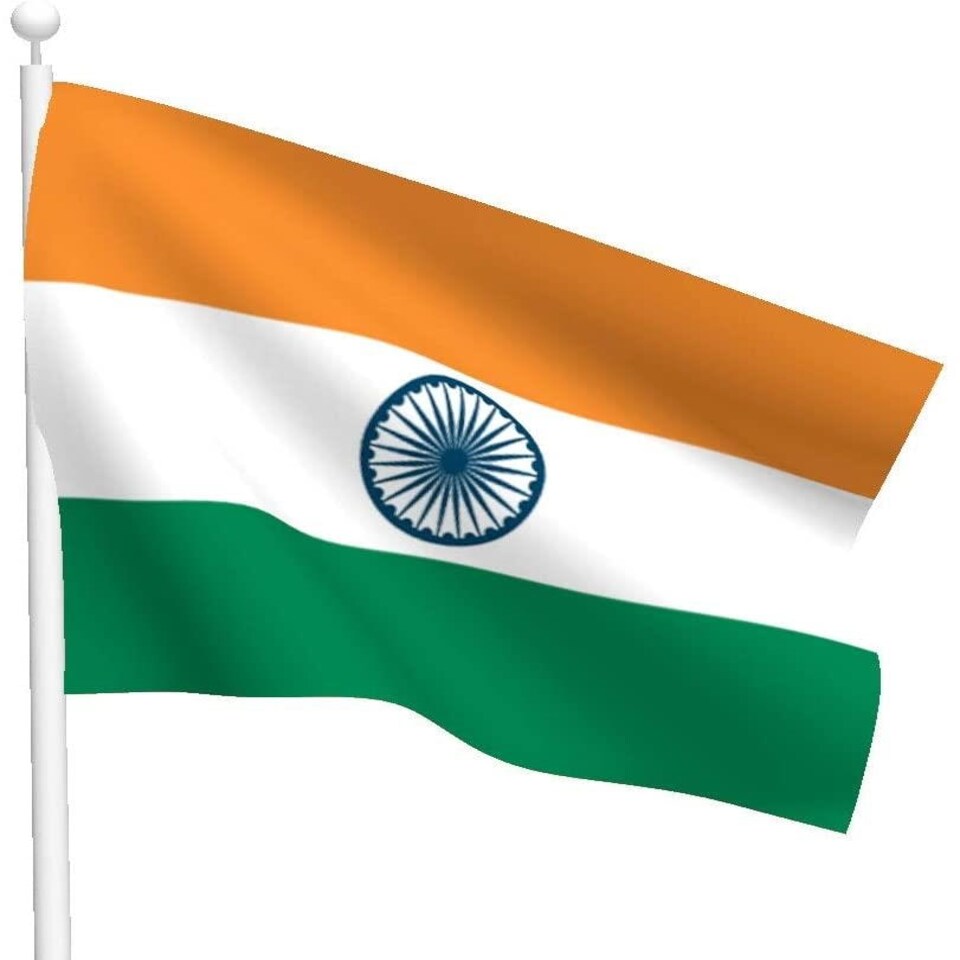 image 1 of India Flag 5x3ft With Eyelets Multi