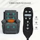 image 4 of HOMCOM Massage Recliner Chair, Lift Chair with Heat, USB, Remote, Grey Grey