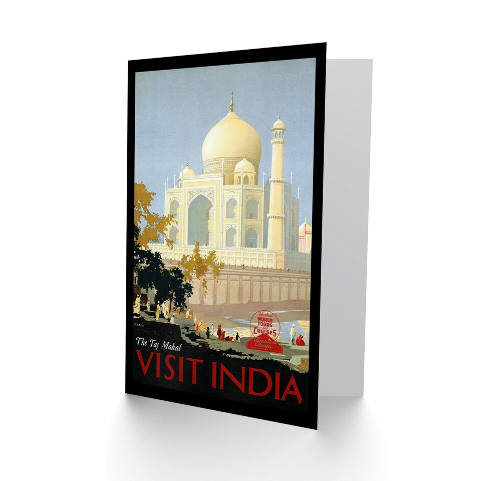 image 1 of Travel Canadian Pacific Taj Mahal India Goodbye Card