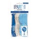 image 2 of Blue Glitz Age 90 Assorted Biodegradable Latex Balloons 30cm / 12 in - Pack of 6