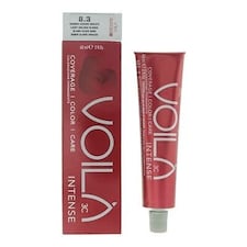 Intercosmo Voila 3C Intense 8.3 Light Golden Blonde Hair Colour 60ml For Women N/A