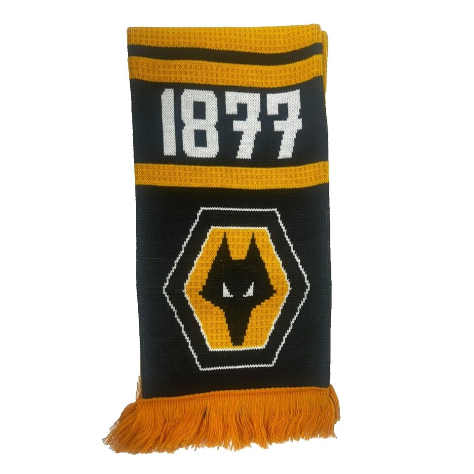 image 1 of Wolverhampton Wanderers FC Nero Scarf