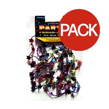 Unique Party Beaded Necklace (Pack of 4) - Multicoloured - One Size (UTSG34864) One Size