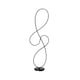 image 1 of ValueLights Infinity Black Swirl Integrated LED Floor Lamp | Black