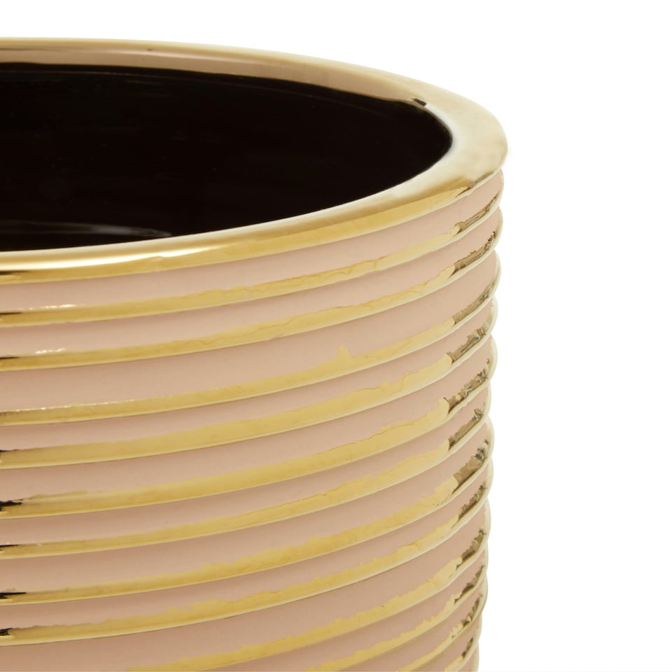 image 1 of Haldis Large Ceramic Planter Cream