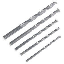 Blackspur 5pc Carbon Steel Masonry Drill Bit Set - 4-10mm