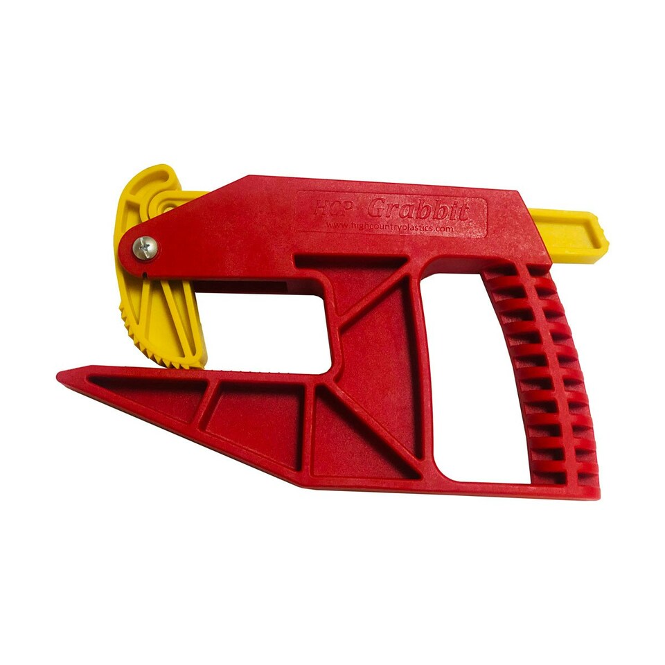 image 1 of Parallax Plastics Ltd Grabbit Hand Grip - Red/Yellow - One Size
