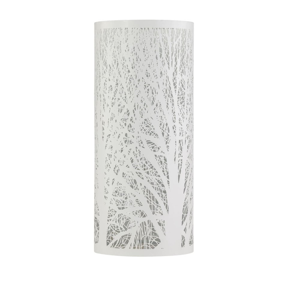 image 1 of Forest - White 26cm Woodland Table Lamp | White | Medium | 1