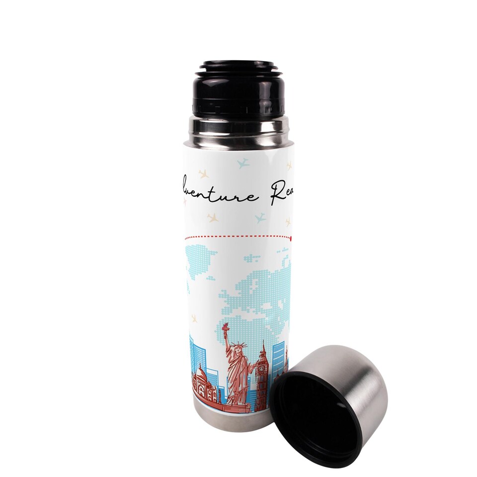 image 1 of Adventure Ready Large Reusable Thermal Flask