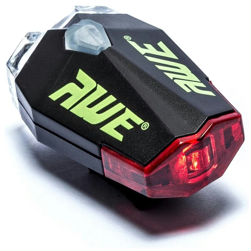 image 1 of AWE Helmet Light 40 Lumens Front/Rear Rechargeable USB 360 Degrees LED Bike