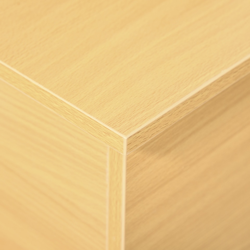 image 1 of HOMCOM 113L Storage Chest, Storage Box with Flip-Top Lid and 2 Safety Hinges, Storage Trunk for Living Room, Entryway, 100 x 40 x 40 cm, Burlywood