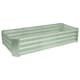 image 1 of Harbour Housewares Rectangle Galvanised Steel Raised Garden Bed - 180cm x 90cm - Green | Green | Green