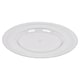 image 6 of Clear Fluted Charger Plates Silver Gold Wedding Tableware Underplates | Silver | Silver | Set of 6