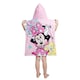 image 3 of Disney Minnie Mouse Bow Hooded Towel - Pink/Multicoloured - One Size | Pink | One size