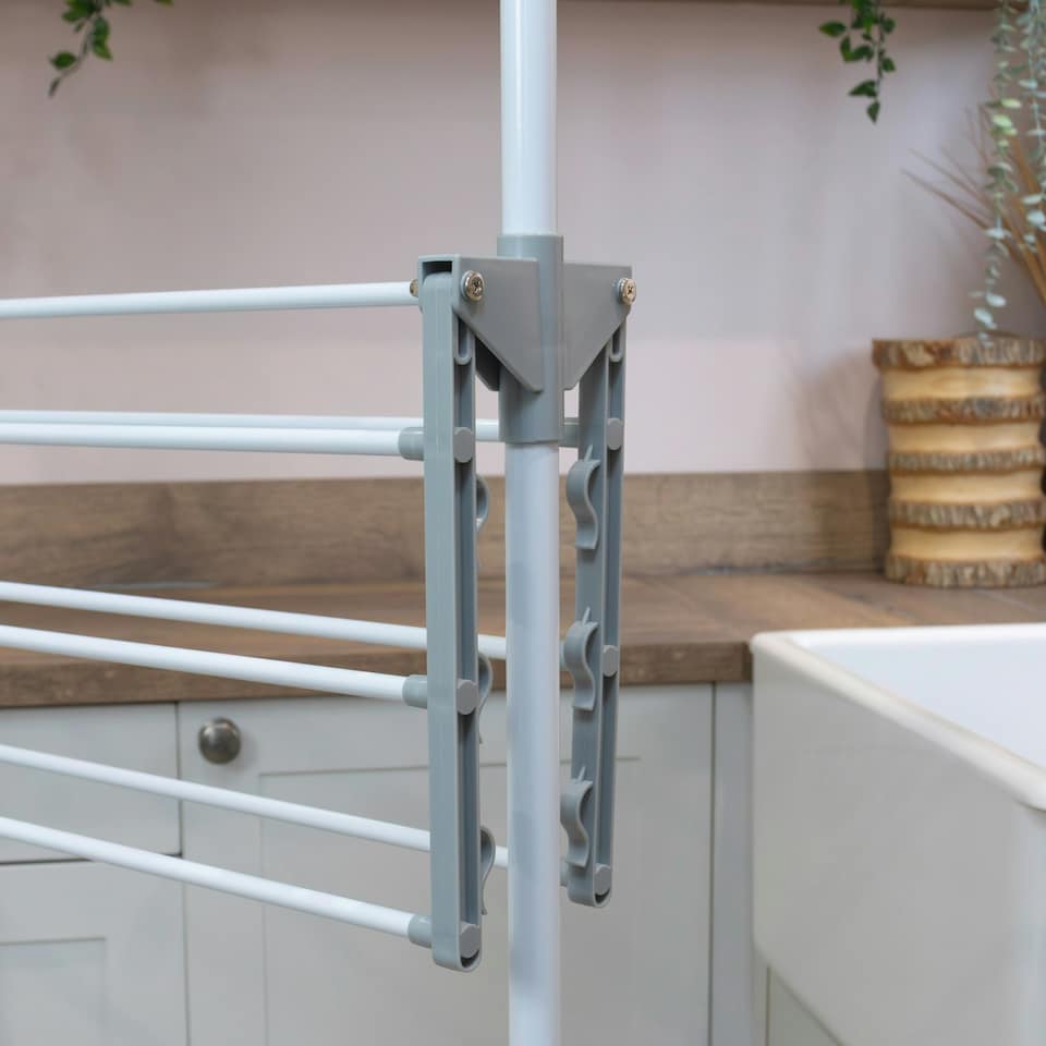 image 1 of JVL 3 Tier Drying Rack, White