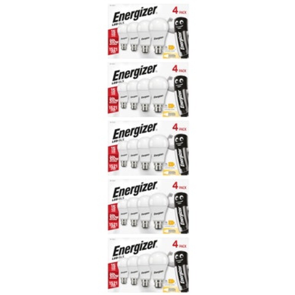 image 1 of Energizer LED GLS B22 1521lm 13.5W 3000K (Warm white) - Pack of 20