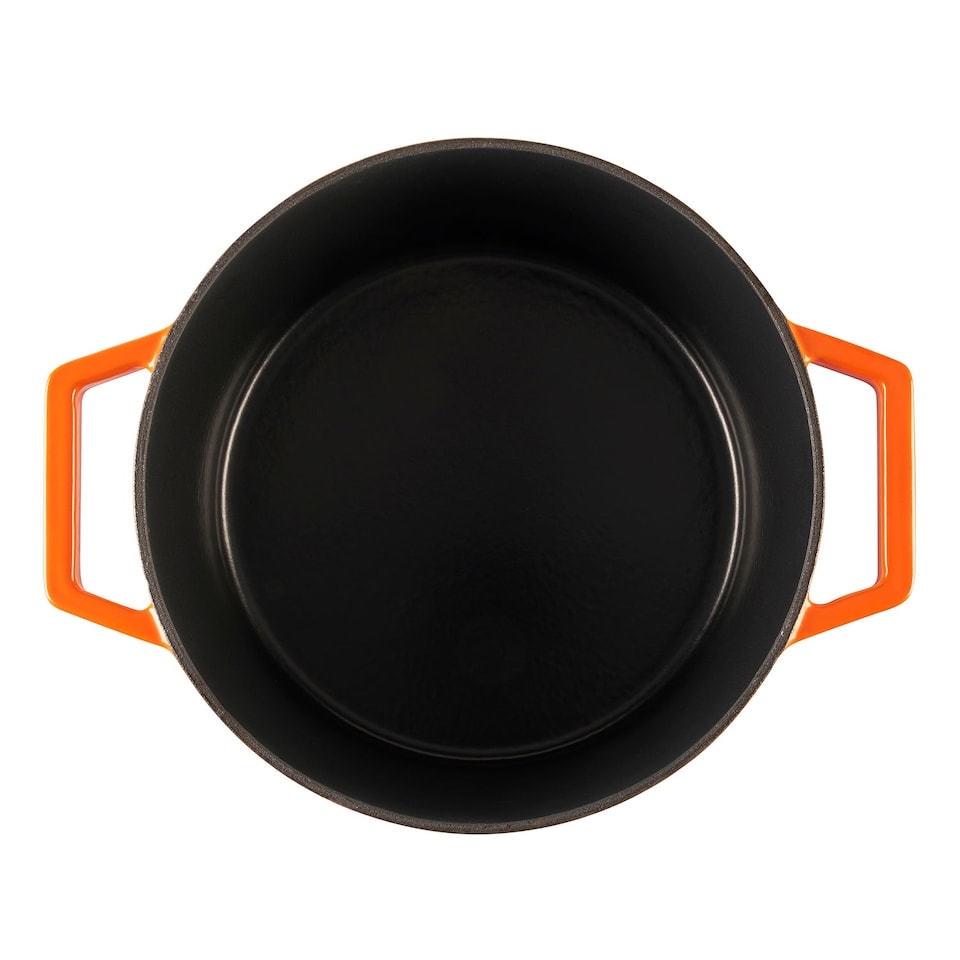 image 1 of Cooks Professional Casserole Dish 26cm – Ovenproof Pan with Lid | Orange | Orange