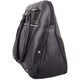 image 3 of London Leathergoods Womens Large Premium Soft Leather Travel / Work Hand Bag / Shoulder Bag | Black | Black
