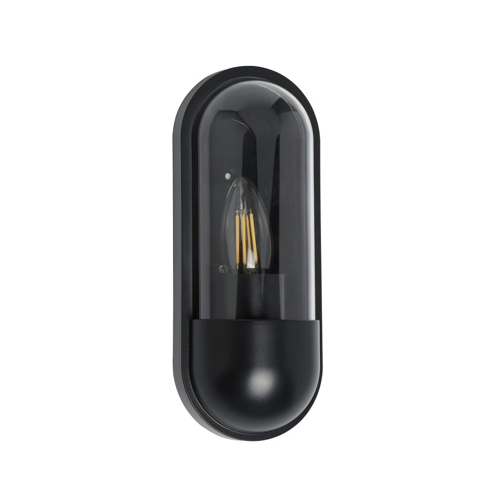 image 1 of CAPSULE - OUTDOOR WALL LIGHT BLACK