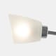 image 2 of ValueLights Kavio Polished Silver Semi-Flush Light and G9 Capsule LED 3W Warm White 3000K Bulb