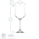 image 4 of LAV 12pc Lal Wine Glasses Set - Clear | Clear | Clear | 12