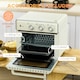 image 5 of HOMCOM 20L Mini Oven with Adjustable Temperature, 60 Min Time 1400W, Cream