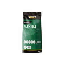 Everbuild Sika 730 Uniflex Hygienic Tile Grout - Multi Colour - White 2.5kg