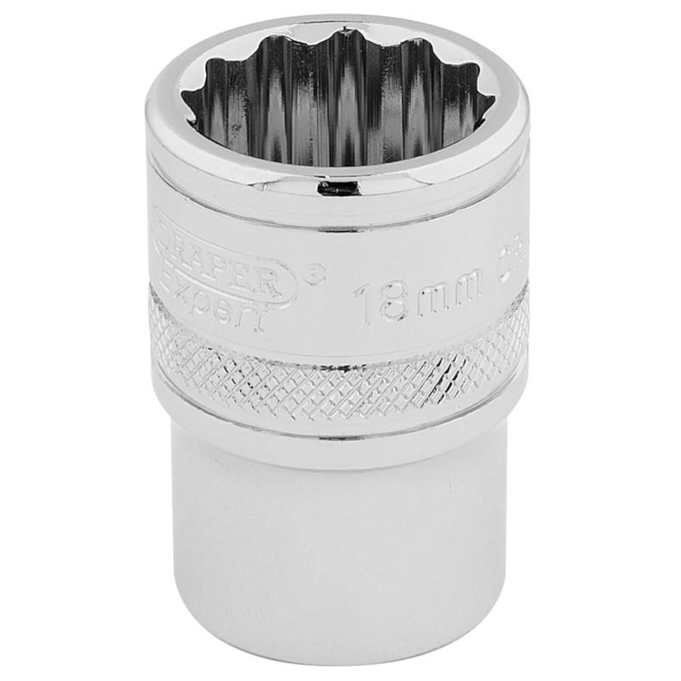 18Mm 12Pt Socket 1/2Dr Pckd - 33202