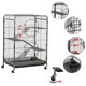 image 6 of Yaheetech 93.5 cm Tall 4-Tier Rolling Large Ferret Cage