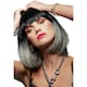 image 2 of Manic Panic Womens/Ladies Glam Doll Ombre Wig - Black/Alien Grey - One Size Black | One Size