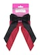 image 1 of Brushworks Satin Hair Bow Duo – Red & Black