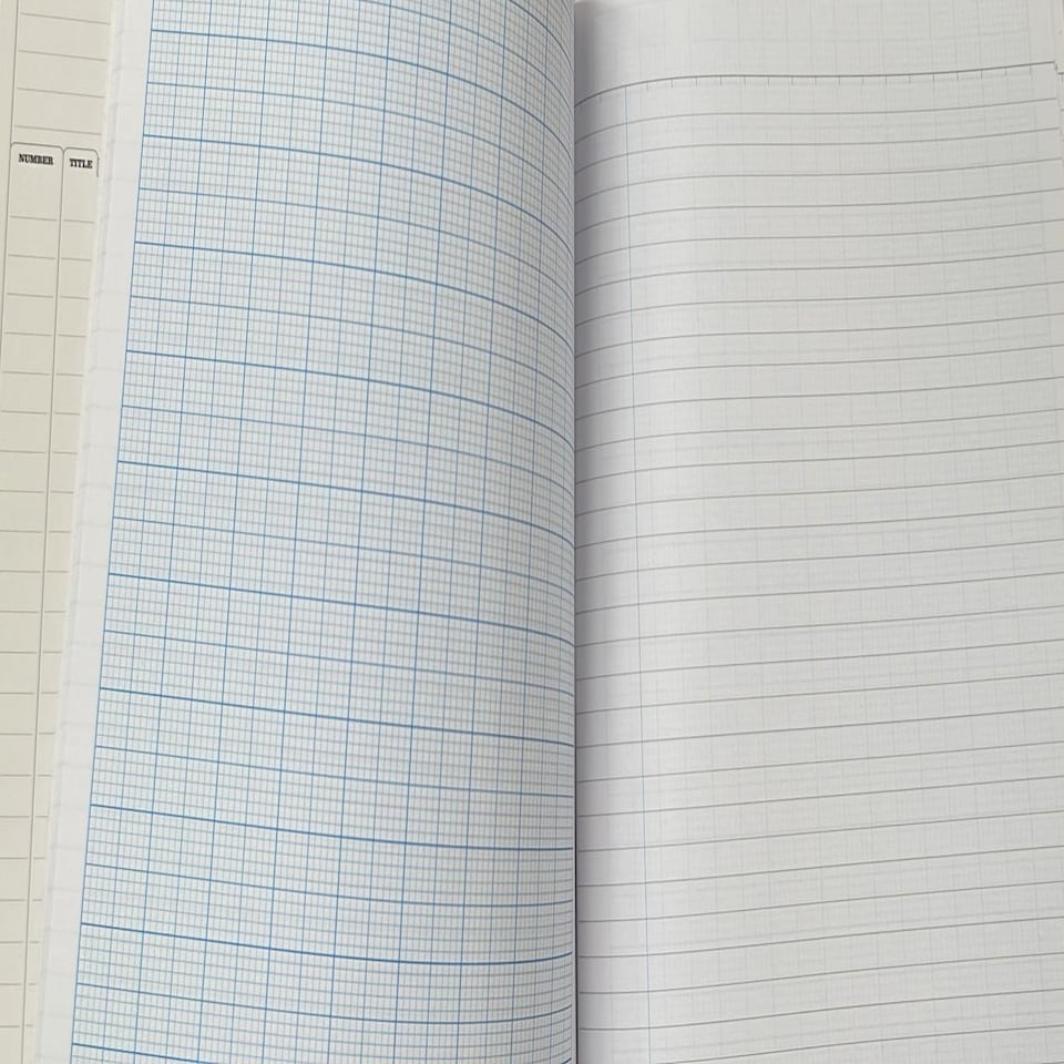 image 1 of Silvine A4 Laboratory Book 2,10,20mm Graph & 7mm Feint