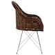 image 4 of Interiors by Premier Natural Croco Rattan Chair, Easy to Clean Outdoor Chair, Arm & Backrest Rattan Armchair, Eco-friendly Chair