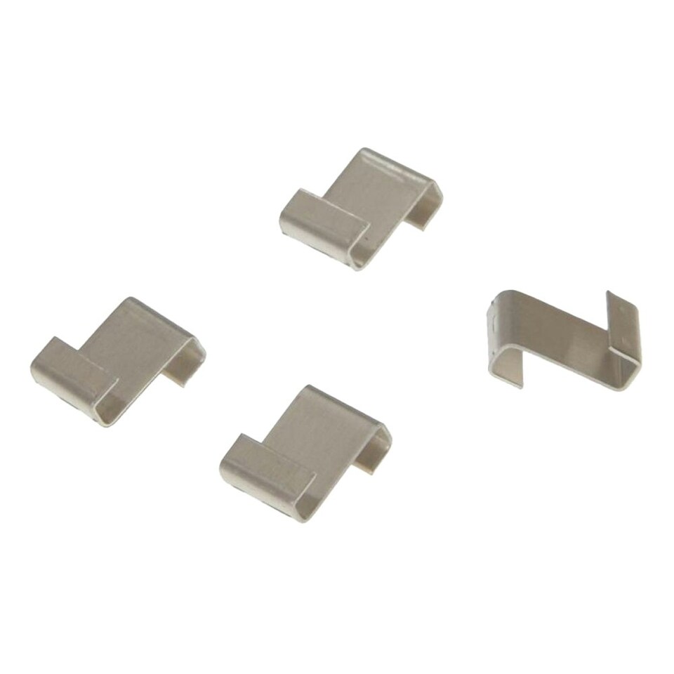 ALM Aluminium Greenhouse Lap Clips 50pk - One Colour - One Size
