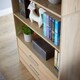 image 5 of Bookcase Display Shelf Freestanding Book Storage Unit Home Living Room Furniture | Brown