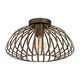 image 1 of EGLO Espinal Brown Steel Contemporary Ceiling Light