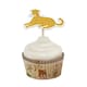 image 4 of Safari Animals Cupcake Food Pick Toppers - Pack of 12