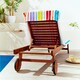 image 9 of Catherine Lansfield Rainbow Stripe Bright Beach Lounger Towel Multi