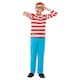 image 1 of Wheres Wally? Boys Deluxe Costume Set - White/Red - 13 Years