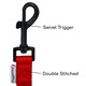 image 6 of HugglePets Padded Nylon Weatherproof Dog Lead Red
