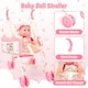 image 8 of Complete Baby Doll Accessories Nursery Set Pretend Role Play Cot Set for Kids Doll Crib Hogh Chair Prentend Play