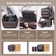 image 5 of Rattantree PU Leather Recliner Chair Manual Reclining Armchair
