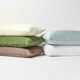 image 5 of Homescapes Moss Green Organic Cotton Deep Fitted Sheet 18 inch 400 Thread count, Super King Green | Super King