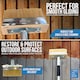 image 7 of Decking Stain Brush Kit with Metal Handle, Spare Brush Head and 3" Paint Brush