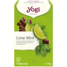 Organic Lime Mint Tea x 17 Bags (Yogi Tea)