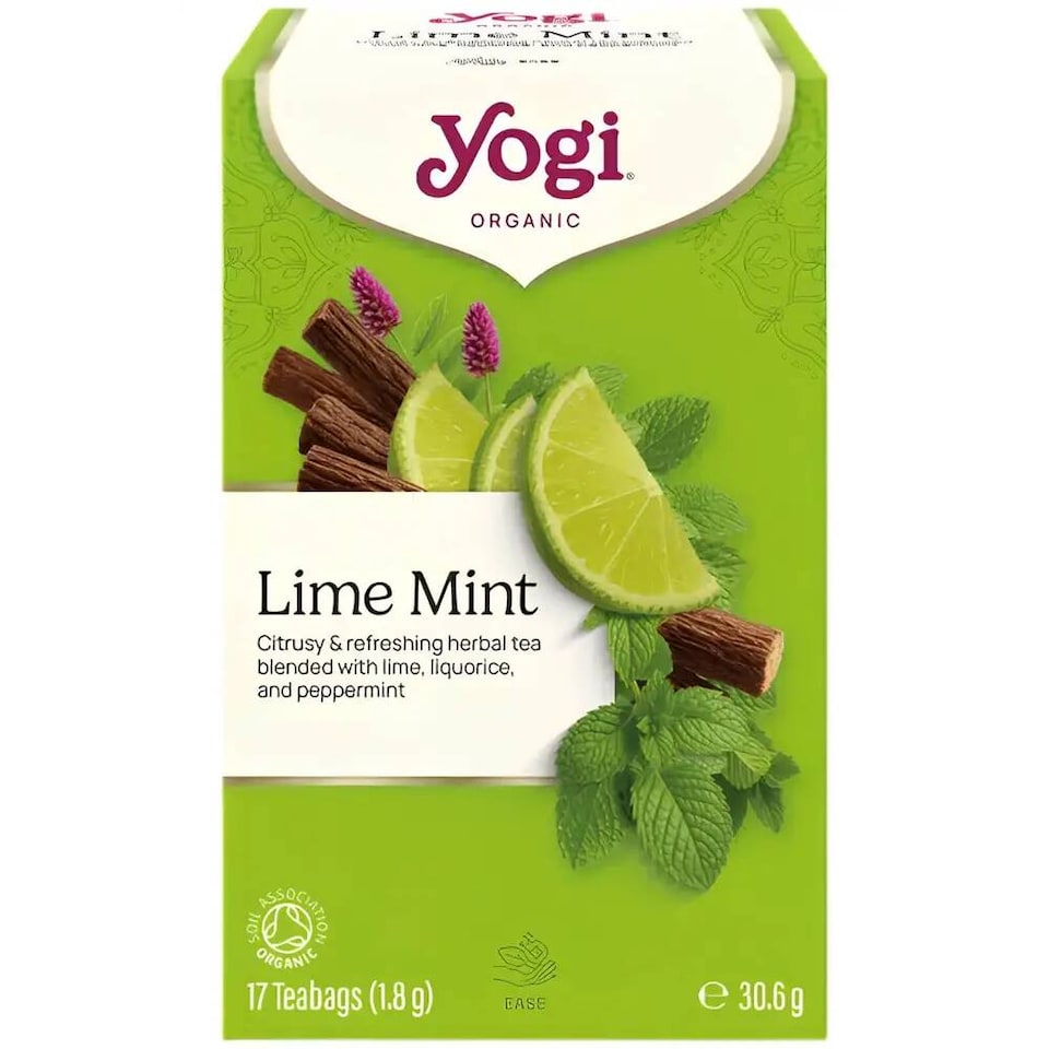 Organic Lime Mint Tea x 17 Bags (Yogi Tea)