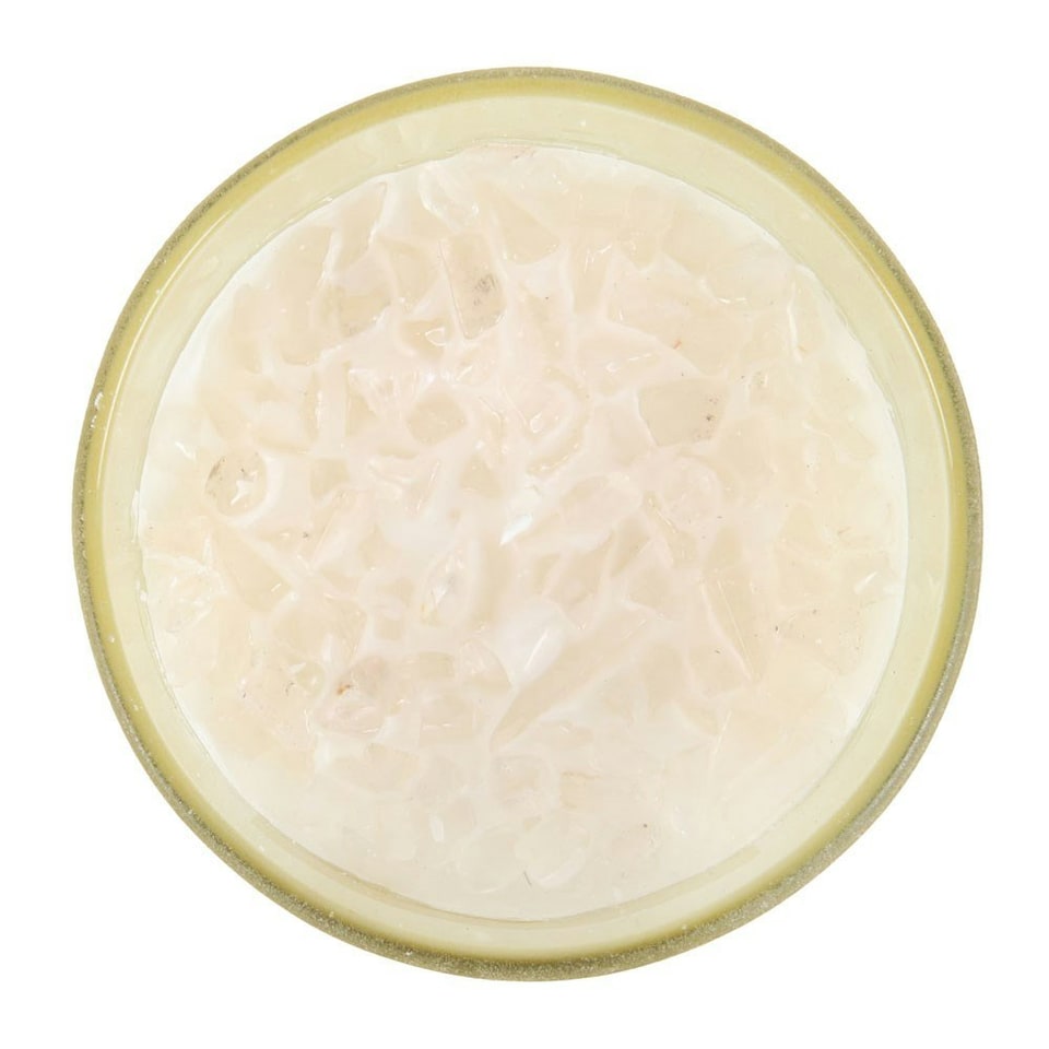 image 1 of Something Different New Moon Wild Orange Scented Candle - Yellow/Frosted - One Size